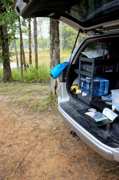 istock Preparing meal on overlanding suv 4x4 tailgate 1286871208