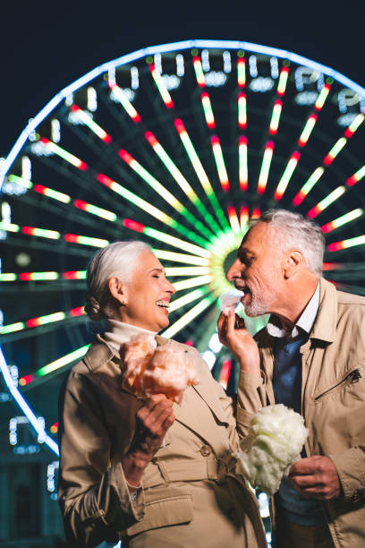 istock Beautiful senior couple bonding outdoors 1286879923