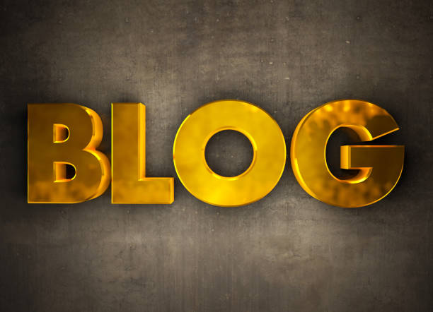 istock Golden Blog Text on the Wall 1286881280
