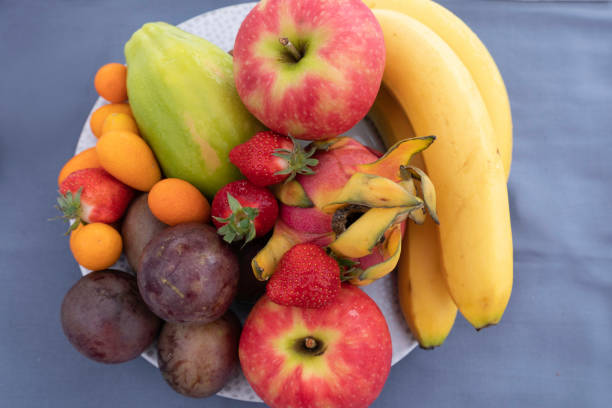 istock Cup of exotic fruits 1286884992