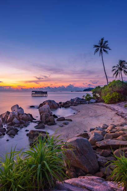 istock Wonderful Sunrise moment at bintan island 1286888381