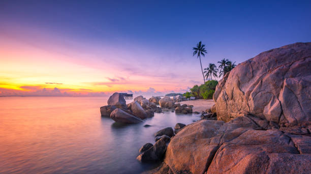 istock Wonderful Sunrise moment at bintan island 1286888535