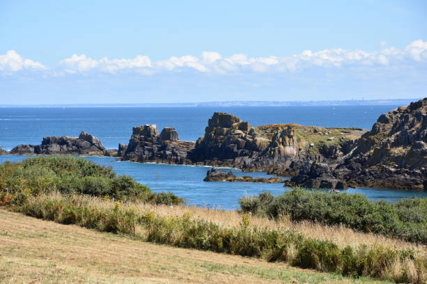 foto cancale pointe du grouin - frehal foto e immagini stock