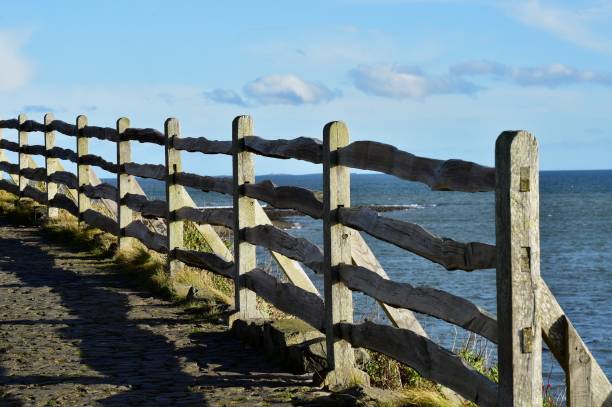 Holy Island Lindisfarne, England lindisfarne monastery stock pictures, royalty-free photos & images