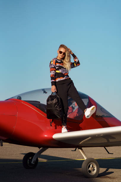 istock Model posing in sport outfit and sunglasses 1286912396