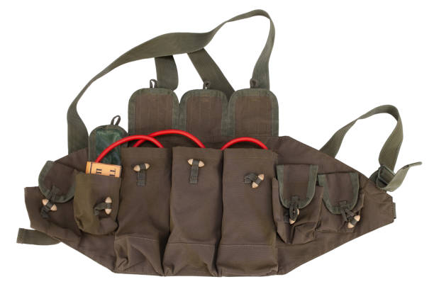 An explosive belt also called suicide belt or suicide vest An explosive belt also called suicide belt or suicide vest isolated on white background infantry stock pictures, royalty-free photos & images