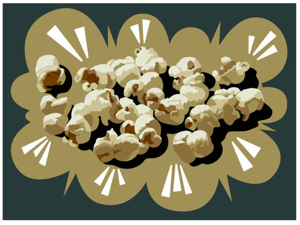 Popcorn Exploding Drawing 270+ Popcorn Popping Stock Illustrations, Royalty-Free Vector Graphics ...