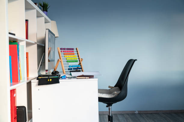 istock Homeschooling Desk In Living Room 1286920925