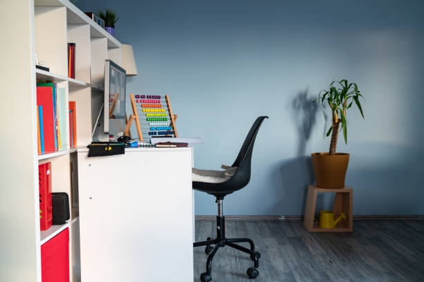 istock Homeschooling Desk In Living Room 1286920928