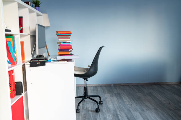 istock Homeschooling Desk In Living Room 1286921229