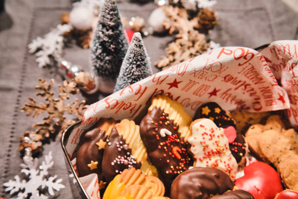 istock Fresh and homemade Christmas cookies 1286922934