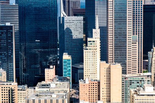 View of the city’s skyline from Midtown Atlanta, or Midtown, a high-density commercial and residential neighborhood of Atlanta, Georgia.