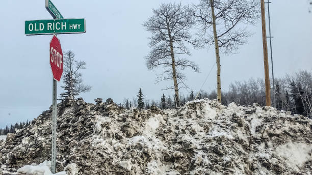 istock Street Sign in Alaska 1286923027