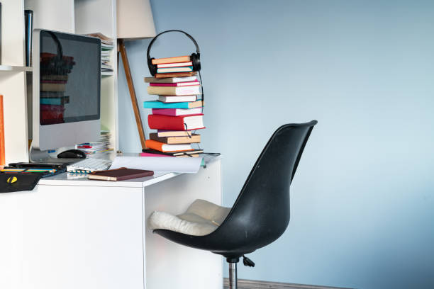 istock Homeschooling Desk In Living Room 1286924157