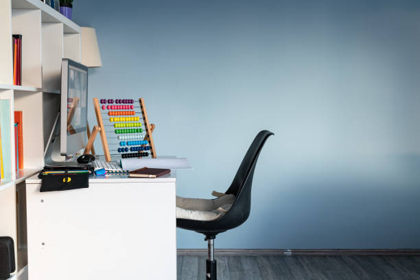 istock Homeschooling Desk In Living Room 1286924193
