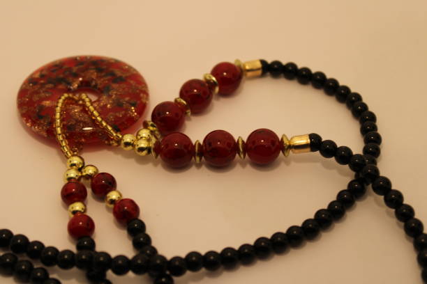 istock Traditional jewellery colourful beads 1286925200