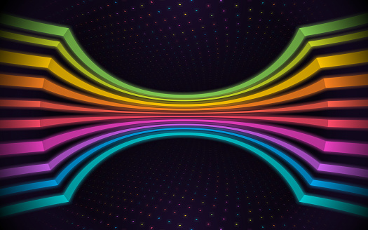 Glow lines abstract blend depth lines background.