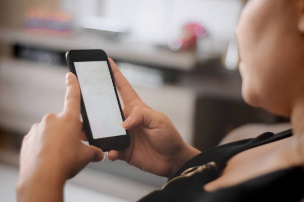 istock Woman ordering food on a food app 1286931435