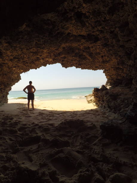 istock Cave At Tegal Wangi Beach Bali 1286942249