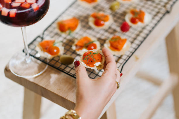 istock Friends eating and drinking together 1286945155