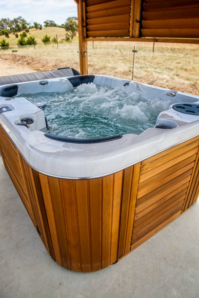 istock Outdoor Hot Tub 1286947580