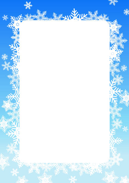 illustrations, cliparts, dessins animés et icônes de illustration de vecteur d’affiche du motif tranquille de cristal de neige d’hiver - snowflake ice crystal christmas snow