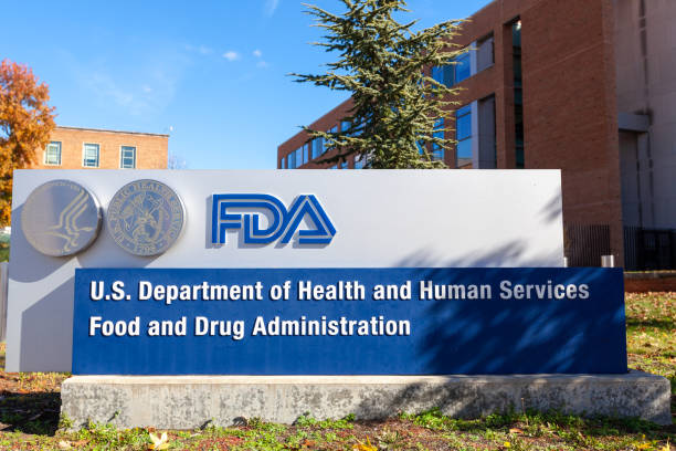 headquarters of us food and drug administration (fda) - department of health and human services imagens e fotografias de stock