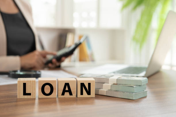 Business loan loan and money on desk with bank staff and finance concept. loan concept. dealing room photos stock pictures, royalty-free photos & images