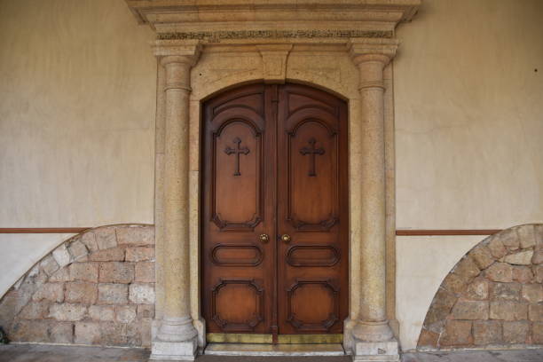 Entrance into the backyard of a mosque in Nicosia, Cyprus