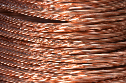 Background of copper wire