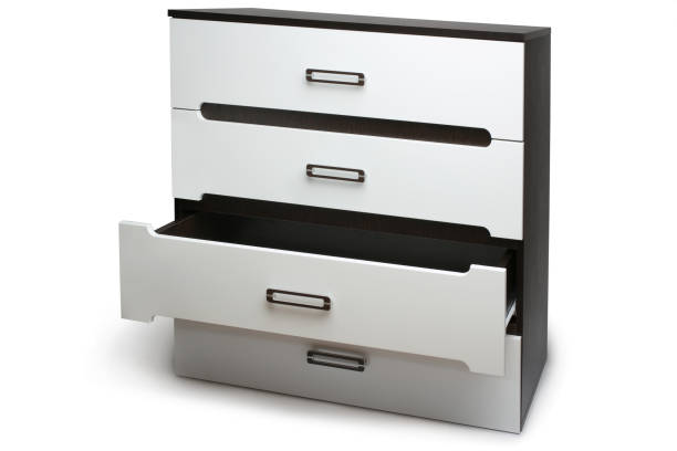 istock Modern chest of drawers opened drawer 1286988662