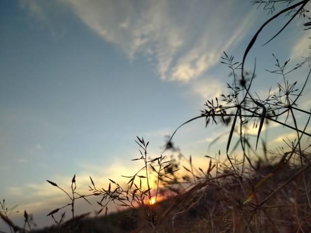 istock the sun sets in a village 1286991812