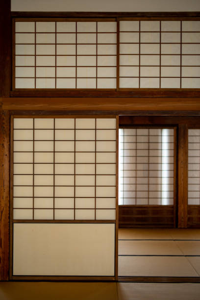 istock Traditional Japanese room 1286998352