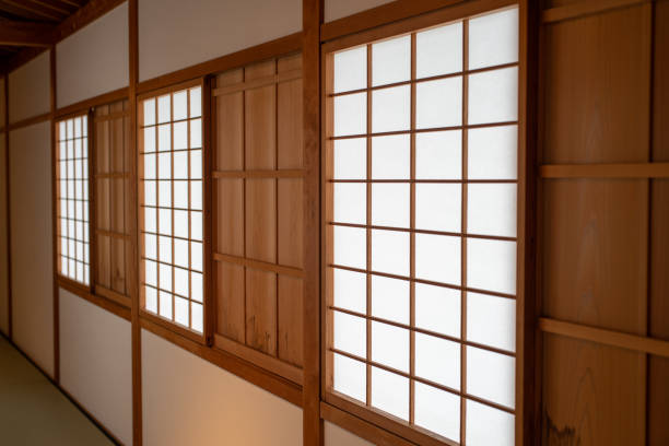 istock Traditional Japanese room 1286999053