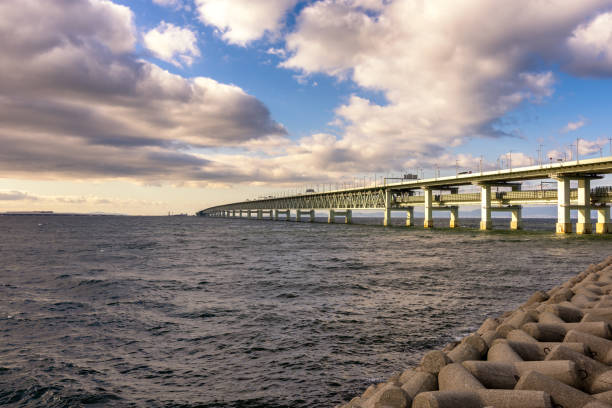 istock Sky Gate Bridge in Osaka, Japan 1286999446