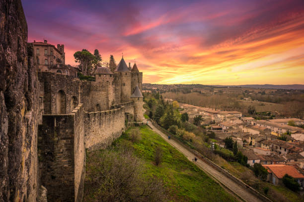 istock walls of Carcassonne 1287000585