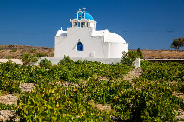 istock Church at Akritori on Santorini 1287008555