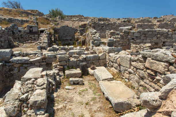 istock Archaeological site of Alt-Thera on Santorini 1287009829