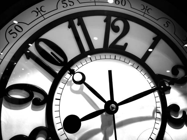 istock Close-up of a clock face 1287011084