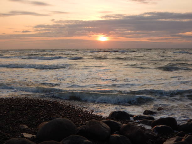 istock Sunset at danish North Sea coast 1287011202