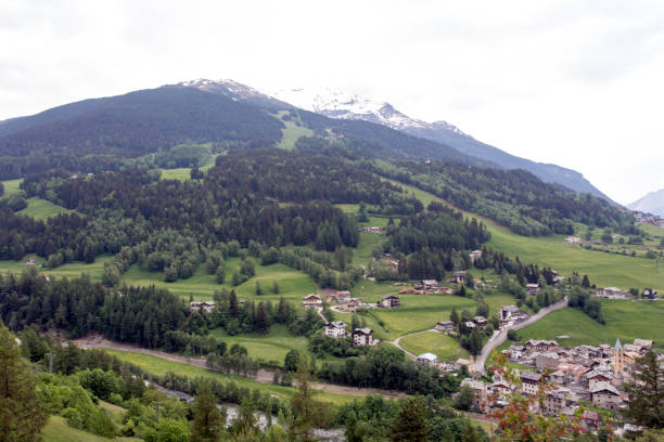 istock A view of Bormio from mountain 1287016728