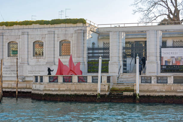 Venice, Italy - January 11, 2017: Peggy Guggenheim Collection at Grand Canal in Venice, Italy.