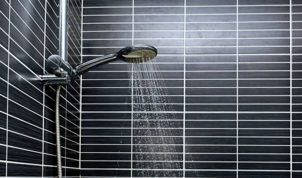 istock drops of water falling into the bathroom 1287022306