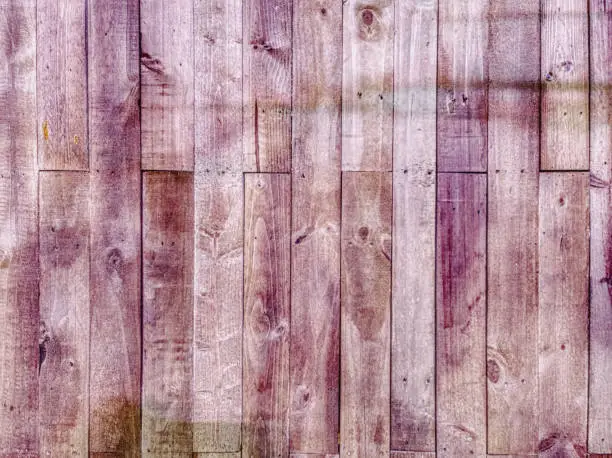 Full Frame Background of Grungy Wooden Planks Wall