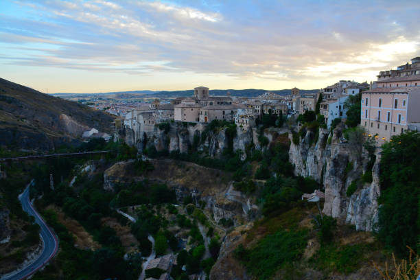 istock Panoramic view of Cuenca at sunset. Cuenca, Spain 1287033108