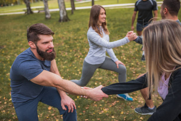 istock Fitness in pairs 1287034336