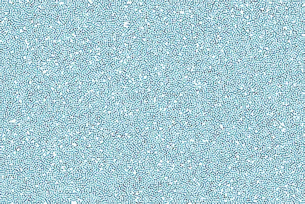 Vector illustration of Blue dots pattern backgrounds