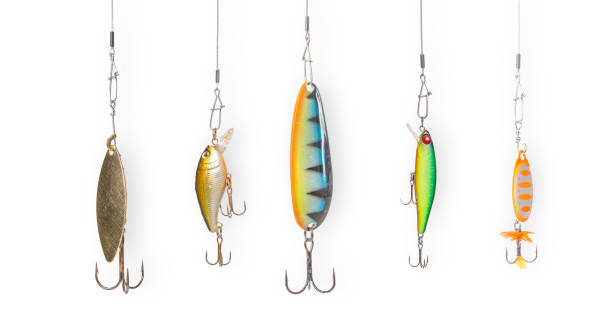 Fishing lures. Fishing lures. fishing tackle stock pictures, royalty-free photos & images