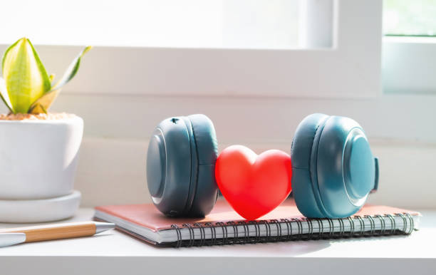 istock Abstract love music relaxing in office concept. 1287044058