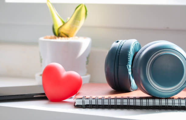 istock Abstract love music relaxing in office concept. 1287044068